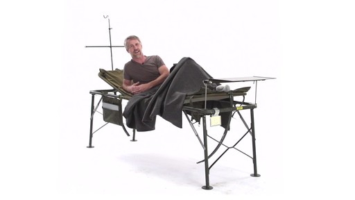 US Military Surplus Foldable Field Hospital Bed / Cot - image 10 from the video